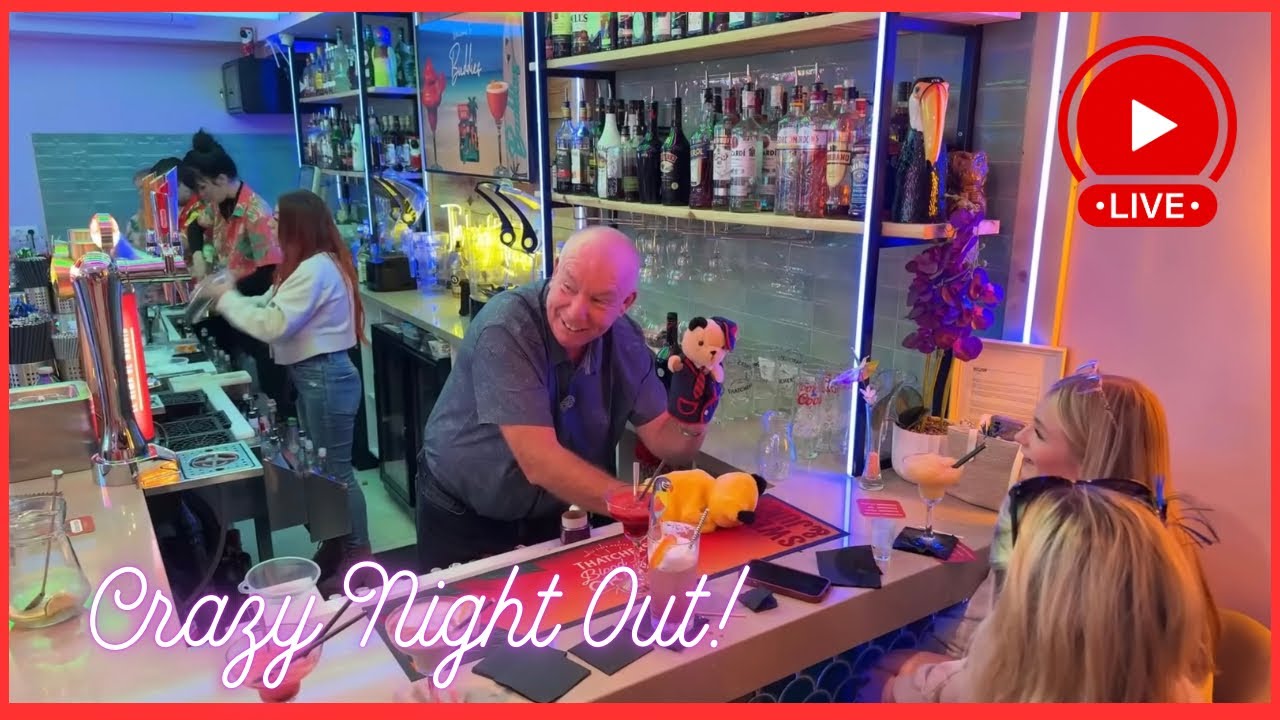 🔴LIVE: CRAZY guests got BEHIND OUR BAR 🫣 Buddies Los Cristianos MADNESS 👀