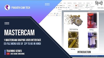 Hindi - Mastercam  File menu   Use of ZIP2GO