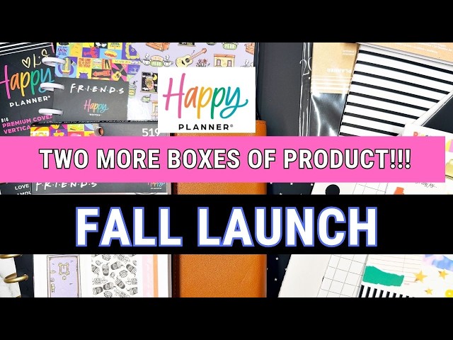 Unboxing | TWO More Boxes of Happy Planner's Fall Launch!