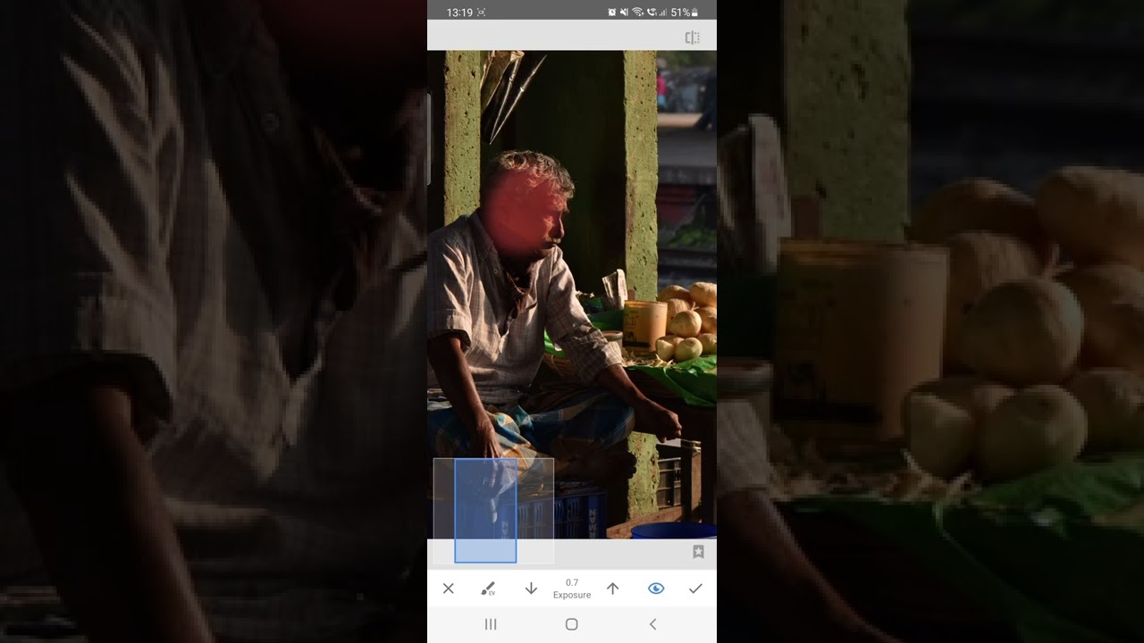 snapseed edits part 16 Brush tool 