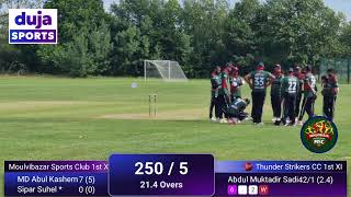17-Jun-2026 Thunder Strikers CC 1st XI vs Moulvibazar Sports Club 1st XI