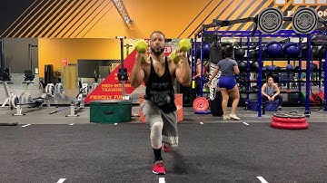Split Squat Curl