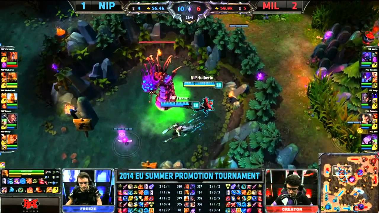 Millenium vs Ninjas in Pyjamas Game 4 Part 2 | 2014 EU LCS Summer Promo | MIL vs NIP