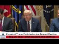 President Trump Participates in Cabinet Meeting 8/26/25 - Public Safety, Supporting American Workers