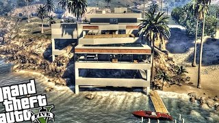 Huge Sea Side Mansion! - GTA 5 MOD