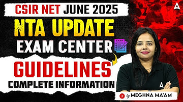 CSIR NET NTA New Update 2025 June | CSIR NET New Exam Guidelines 2025 | CSIR NET New Rules 2025