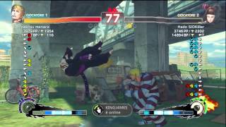 Super Street Fighter IV AE2012 - pekosu menace (Cody) Vs Hado SIOKiller (Juri)