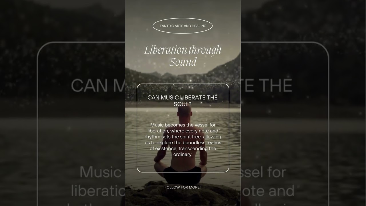 Liberation through Sound 🔊 Can music liberate the soul Discover how it lets us explore boundless