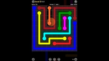 FLOW FREE - Classic Pack - 9x9 - Level 9