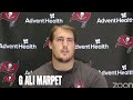 Ali Marpet on Rookie Tristan Wirfs & RB Ronald Jones’ Improvements | Press Conference