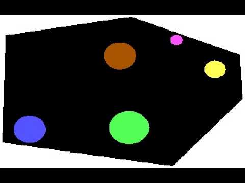 QBASIC-Billardsimulation