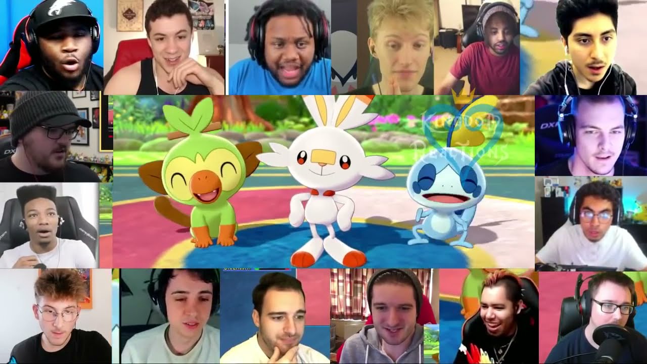 Pokémon Sword & Shield - Gameplay Reveal Trailer Reaction Mashup