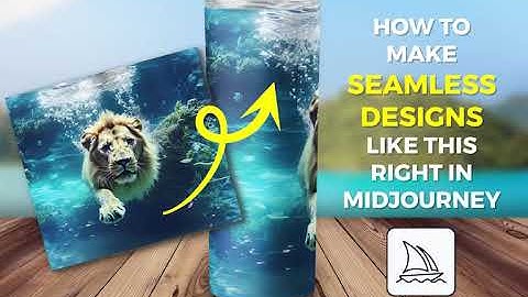 How to Create Non-Tiled Seamless Tumbler Wrap Designs in Midjourney without Photoshop