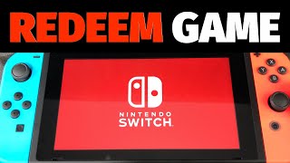 How to Redeem a Game Code on Nintendo Switch