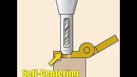 4pcs Self Centering Hinge Drill Set