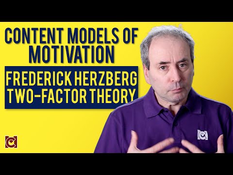 Frederick Herzberg와 이중 요소 이론-동기 부여의 콘텐츠 모델