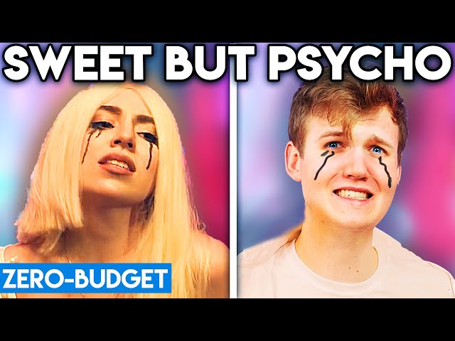 AVA MAX WITH ZERO BUDGET! (Sweet But Psycho PARODY) class=