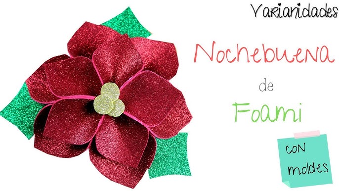 NOCHEBUENA de FOAMI 🎄 / MUY FÁCIL! (CON MOLDES) // Varianidades :D - YouTube nochebuena-de-foami-muy-f-cil-con-moldes-varianidades-d-youtube
