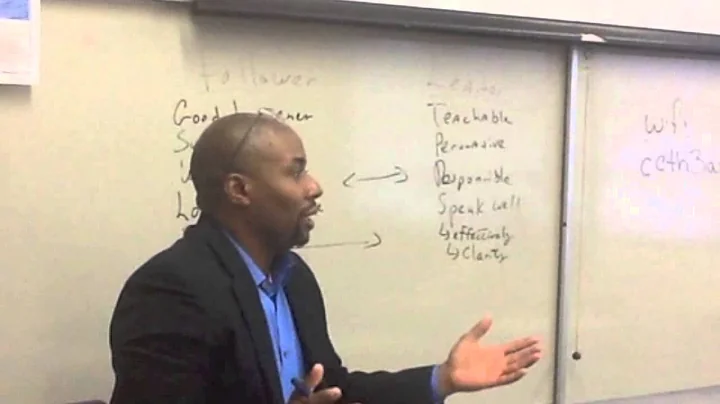 Charles Weathers Talks Leadership
