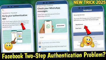 Facebook Two Factor Authentication Problem 2025? | How to turn on two factor authentication facebook