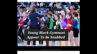 Young Black Gymnast appears To Be Snubbed And Ignored At Medal Ceremony