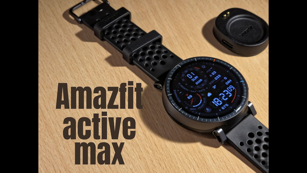 AMAZFIT ACTIVE MAX Распаковка и первый взгляд