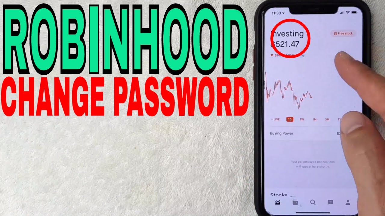 How To Change Robinhood Password 🔴 YouTube