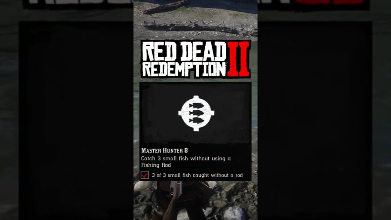 Catch 3 Small Fish Without Using A Fishing Rod | MASTER HUNTER 8 TIPS!  #RDR2 #Shorts - YouTube