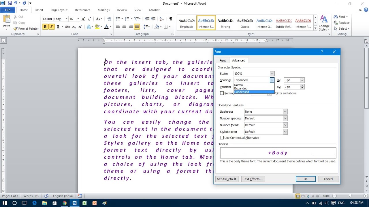 remove paragraph spacing in word