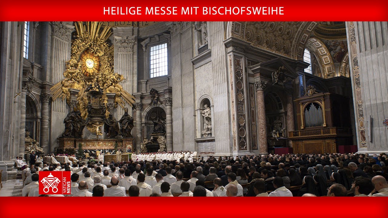 26. Oktober 2025, Heilige Messe mit Bischofsweihe – Papst Leo XIV.