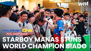Starboy Manas Stuns World Champion Biado 2025 Philippines Open Pool Championship