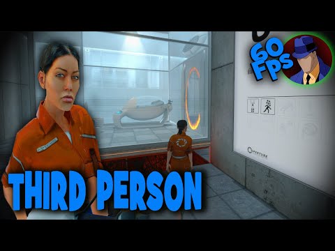 Portal In Third Person - FULL GAME [60FPS ᴴᴰ 1440p] [No Commentary]