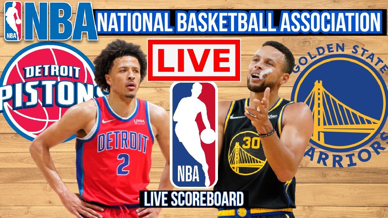 Live Detroit Pistons Vs Golden State Warriors NBA Scoreboard