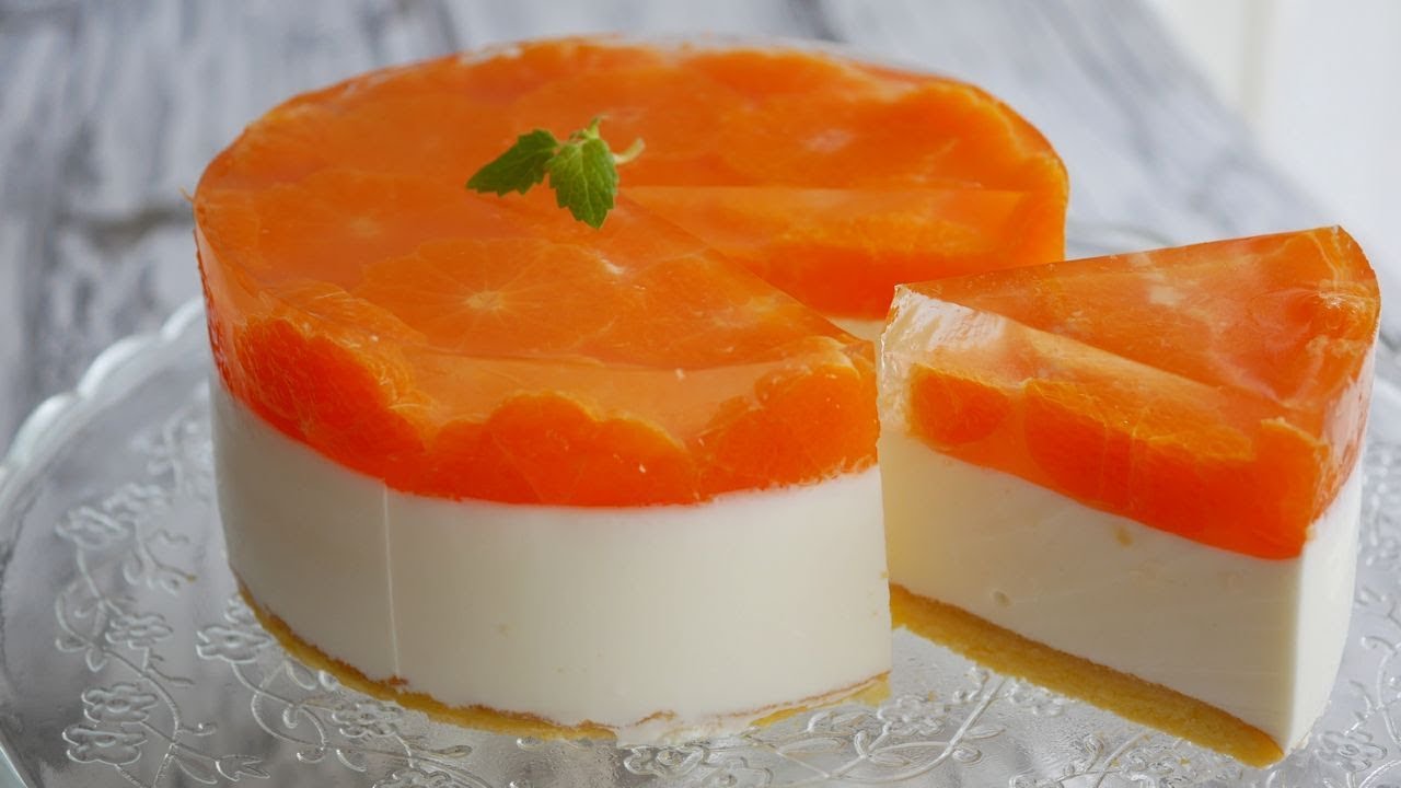 小粒みかんのヨーグルトムースケーキ Mandarin Oranges Yogurt Mousse Cake Youtube