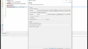How to Export Query Results to Excel