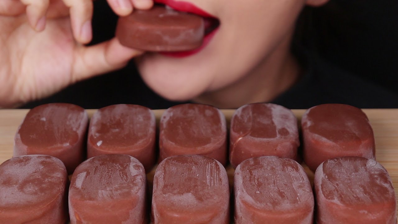 ASMR  Tico Chocolate Covered IceCream 티코 아이스크림 리얼사운드 먹방 EATING SOUNDS (No Talking) Mukbang