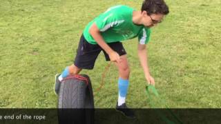 OBSTAFIT FUNCTIONAL TRAINING: How to Setup a Tyre for the Tyre Pull