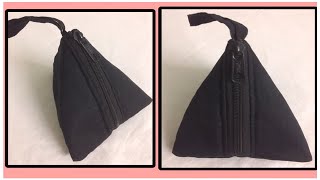 समस पउच बनन क आसन तरक Easy Way To Make A Triangular Pouchsamosa Pouch Triangular Pouch