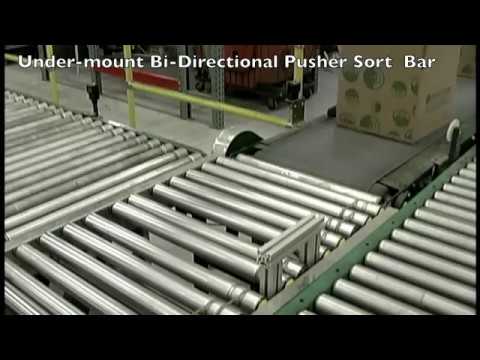 Conveyor Systems - Automated Roller Conveyors  - Carton Pushers by