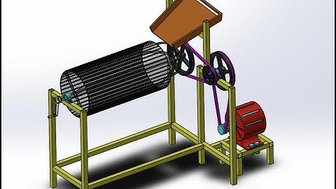 Motorized Sand Sieving Machine.
