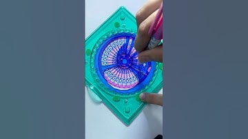 Satisfying Visuals & Sounds ASMR | Mesmerizing Spirograph Pattern for Rest! #art #shorts #spirograph