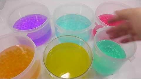 Colors Orbeez Birthday Cake DIY Learn Colors Big Orbeez Jelly Slime