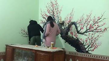 Vẽ tranh tường Tại Yên Thủy - Hòa Bình