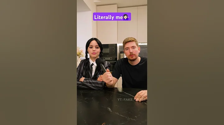 @The same Beast #jennaortega #fakeortega #wednesday #mrbeast #shorts #netflix