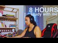 LIVE | 5-HOURS study with me 📚🎧⛈️ rain sounds & pomodoro timer 60 & 10