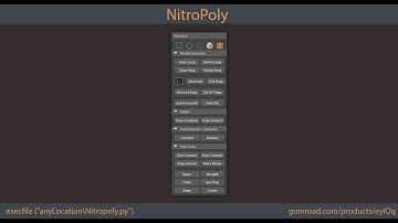 (old) NitroPoly - Maya Graphite modeling Toolkit
