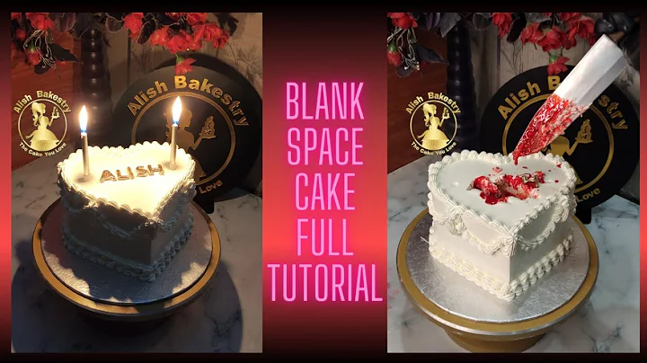 Taylor Swift's Blank Space Cake Decorating / Heartbreak Cake decorating ideas / Vintage Heart Cake