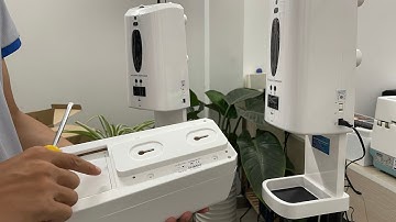 Hướng dẫn lắp đặt sử dụng máy rửa tay tự động, máy xịt cồn rửa tay sát khuẩn