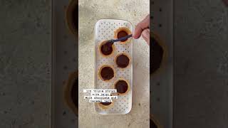 איך להכין טארטלט קרמל ושוקולד How to make acaramel and chocolate tartlet