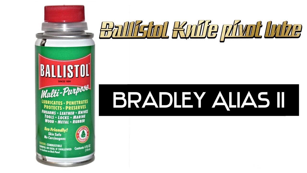 How to Disassemble, Lubricate and Maintain Bradley Alias II Knife